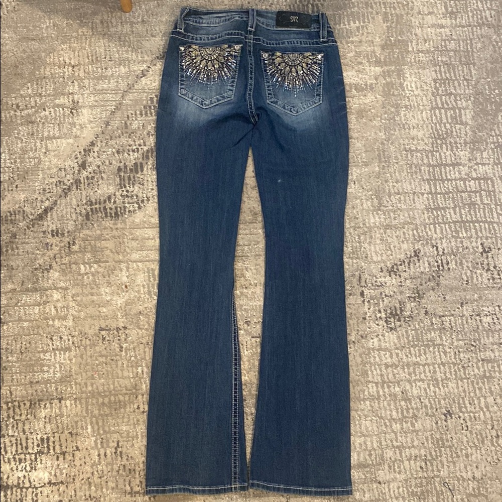 Miss me Embellished mid-rise boot Blue Jeans